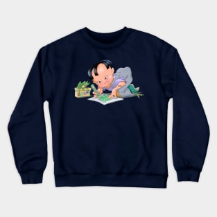 Asian artist child Crewneck Sweatshirt